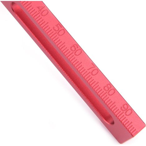 Équerre de menuisier 100 mm en alliage d'aluminium, mini équerre de serrage de précision pour bois (1/5)