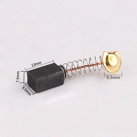 VURAHOME - 20PCS Balai de charbon pour lave-linge, balai de charbon pour lave-linge, balai de charbon pour moteur, balai de charbon pour moteur, (21) (1/4)