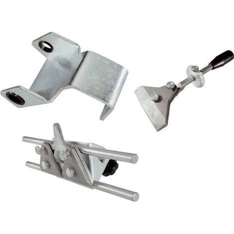[JAMAIS UTILISÉ] Scheppach - Ensemble de 3 dispositifs d'affutage - Dispositif 40 pour Hâches, Dispositif 120 pour Grands Couteaux, Dispositif 160 pour Ciseaux