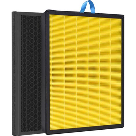 Lot de 2 filtres de rechange compatibles avec le purificateur d'air LEVOIT Vital 200S, filtre HEPA 200S-RF pour un air plus pur (jaune)-AquaForge (1/4)