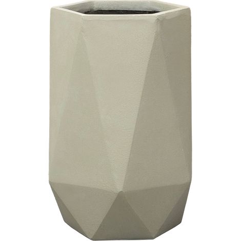 Copri vaso preforato PRISME 47x50cm beige