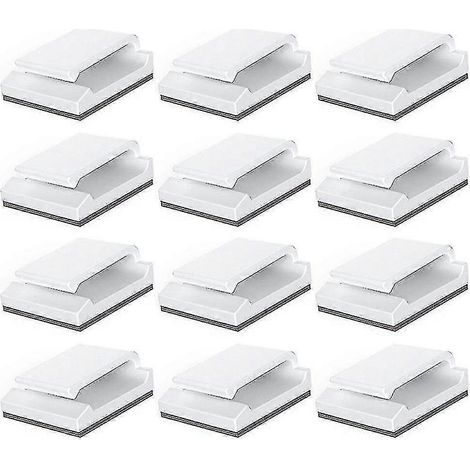 Selbstklebende Kabelbinder, 100 Stück, Kabelmanagement-Clips, Kabelklemmhalterungen.