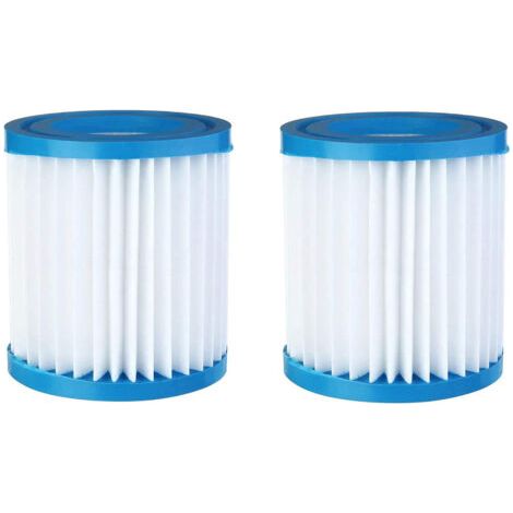 royaluxe -Lot de 2 filtres pour pompe de filtration de piscine (1/5)