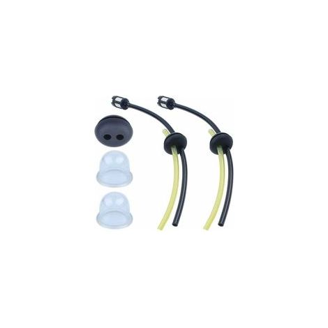 Kit Tuyaux Essence Universel Avec Filtre À Carburant Et Poire D'amorçage Pour Moteur De Débroussailleuse (1/4)