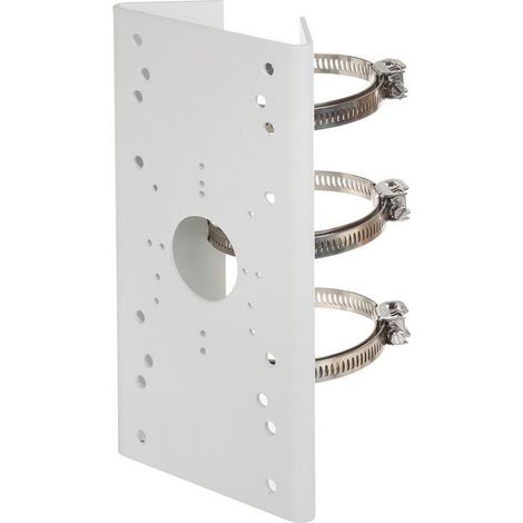 Hikvision DS-1275ZJ-SUS - Soporte de fijación a poste para cámaras de fotos, color blanco