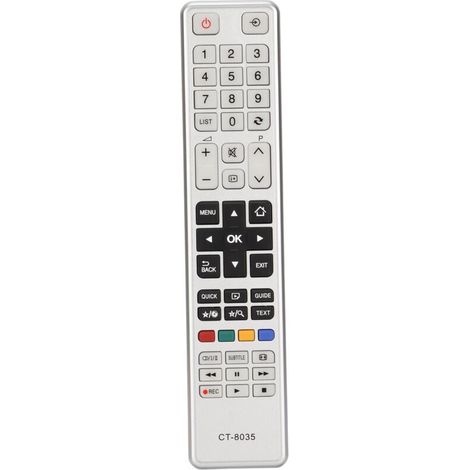 Telecomando universale per TV LED HD Toshiba – Modello CT-8035, facile da usare, compatibile con CT-8040/CT-8533/CT-8543/CT-8528
