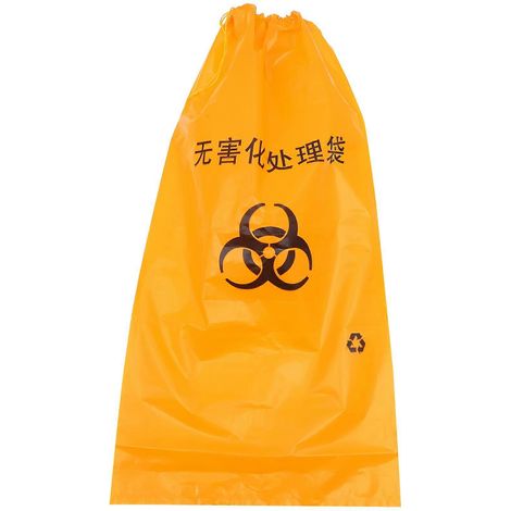 Sac de traitement vétérinaire en polyéthylène pour la dégradation post-mortem animale (120 x 60 cm)-120.00X60.00X0.25CM-Orange (1/4)
