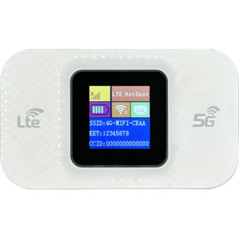 4G routeur Mifi sans fil Wi-Fi Routeur portable WiFi-MF680-E Noir Eurasian version (1/5)