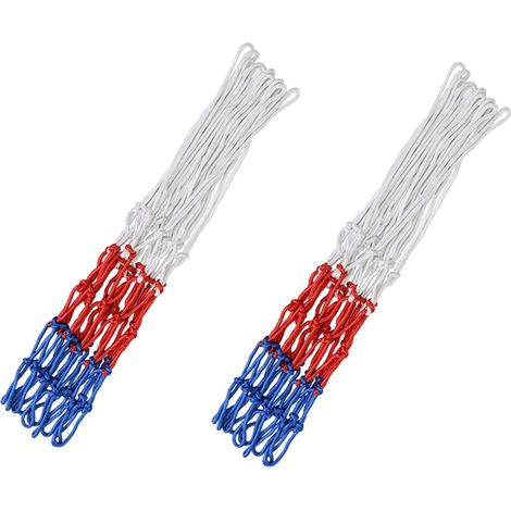 Filet De Basket - Filet Polyester 3 mm - 12 Crochets - 50 cm - Pour Cerceau Standard Intérieur Extérieur - Lot De 2 (1/5)