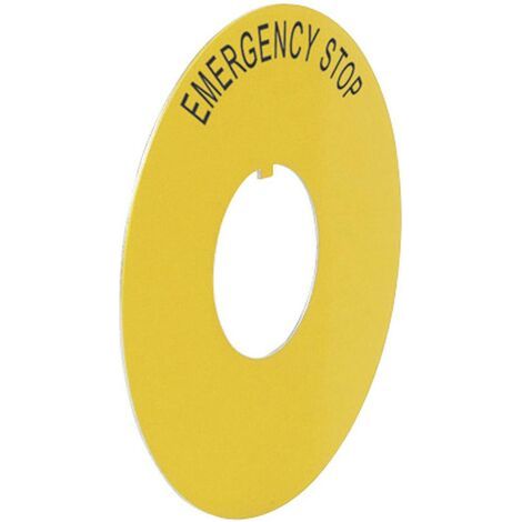BACO 224176 (Ø) 60 mm EMERGENCY STOP jaune 1 pc(s) (1/2)