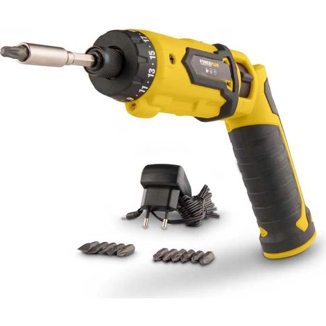 Bohrschrauber powerplus powx00410 Akku 7.2V 20 Drehmomentstufen
