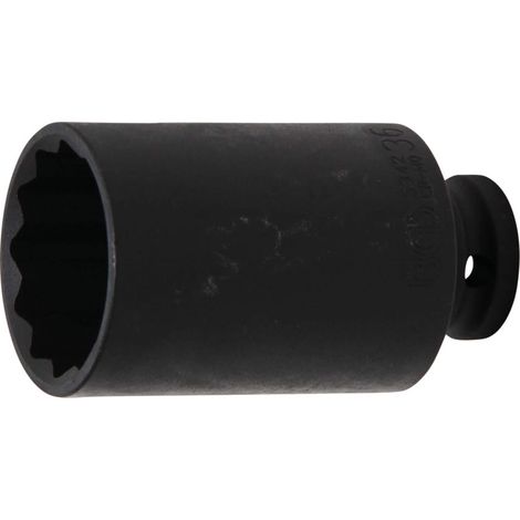 Douilles profondes bgs technic impact a choc 12 pans longues 1/2 - choisissezici : 12 pans longue 36 mm