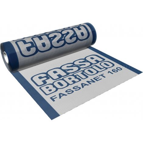 Rete di Armatura per Cappotto in Fibra di Vetro FASSANET 160 da 160 g/m - mt 1X50
