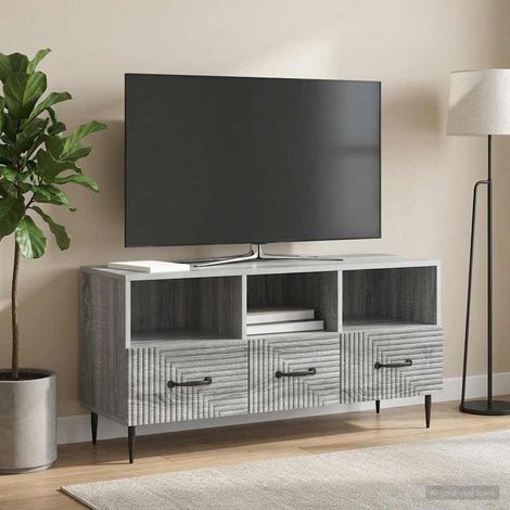 vidaXL Mobile TV Grigio Sonoma 102 x 34,5 x 50 cm Legno ingegnerizzato (1/5)