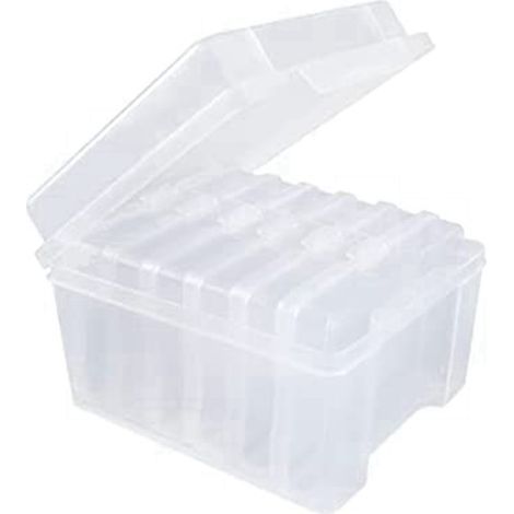 Boîte de rangement pour photos 4x6, organiseur de photos, conteneur de rangement pour photos (1/5)