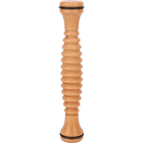 Rouleau de massage en bois pour pieds - Outil de relaxation anti-stress pour la réflexologie plantaire (1/5)