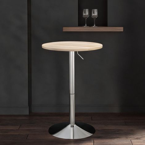 Table de bar réglable de 69 à 91 cm 60 x 60 x 91 cm (1/5)