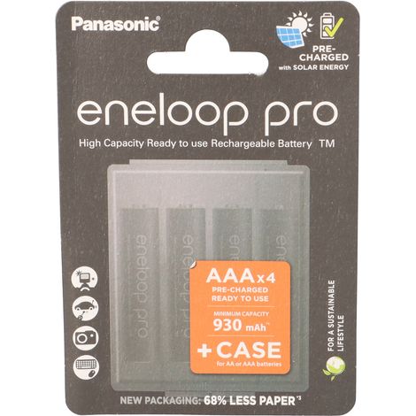 eneloop eneloop pro HR03 +Box Micro (AAA)-Akku NiMH 930 mAh 1.2 V 4 St. (1/5)