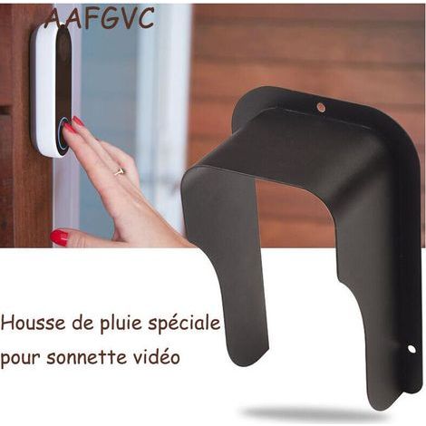 Protection métallique étanche pour interphone, visiophone et sonnette, couvercle de protection pour caméra, bouton d’accès et serrure de porte (1/5)