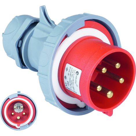 Spina portatile FAZ CEE 5P 16A 400V IP67 impermeabile crossover (1/5)