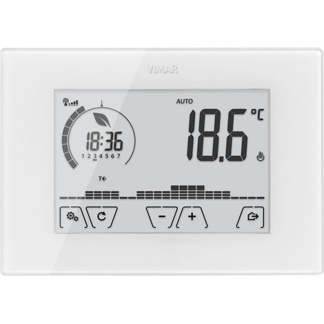 02911 Cronotermostato Touch Wifi Parete Bianco (1/3)