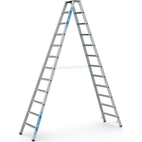 ZARGES Saferstep B - LM-Stufen-Stehleiter 2 x 12 Stufen (1/4)