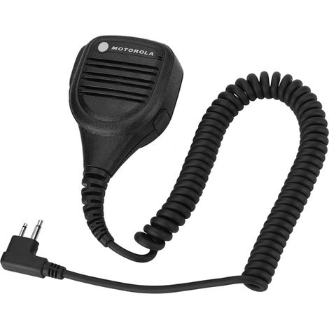 Micro-cravate radio avec micro intégré et clip ceinture métallique pour talkie-walkie (1/5)
