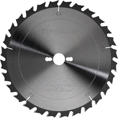 Lame pour scie circulaire de précision Ø extérieur 315 mm Nombre de dents 28 WZ Perçage 30 mm Largeur de coupe 3,2 mm carbure (1/2)