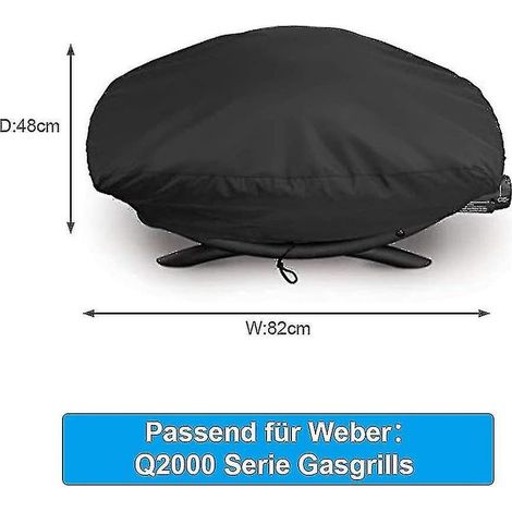 Cover For Weber Q2000 / Q2200 / Q200 Grill, Barbecue Covers Waterproof For Weber (1/3)