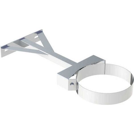 Support d'écartement mural/plafonnier inox Ø 180 ajustable