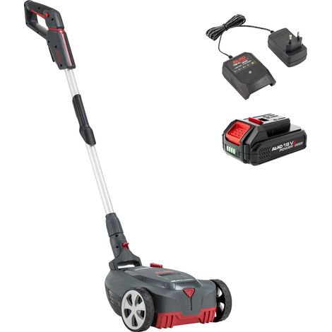 Tondeuse mulching sans fil 22,6 Li, largeur de coupe de 22 cm, 3 hauteurs de coupe, guidon 180º, pour surfaces comprises entre 50 et 150 m², 1 batterie (2,5 Ah) et chargeur inclus dans la (1/5)