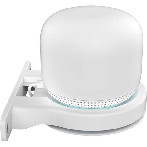 Compatible con Google Wifi - Soporte de pared para Google Wifi - Accesorio para altavoz Google Wifi (Google Wifi, blanco, DD96) - 1 unidad