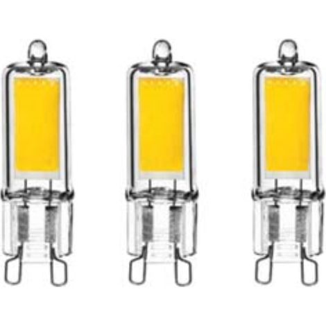 Lampada led bispina g9 set 3 pezzi 2w - g9 - 2700°k calda - 200 lumen  240° 2 pezzi Duracell lighting