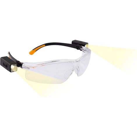 Gafas de protección y seguridad con luz LED fría