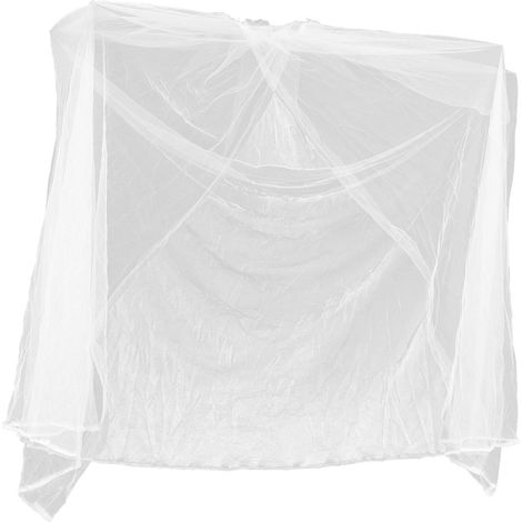Moustiquaire blanche pour bébé, modèle ouvert porte de berceau (1/5)