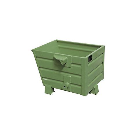 Volquete apilable capacidad 0,3 m³ verde reseda RAL 6011