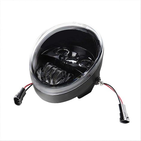 Phare de moto noir modifié pour VRSC VRSCA (1/5)