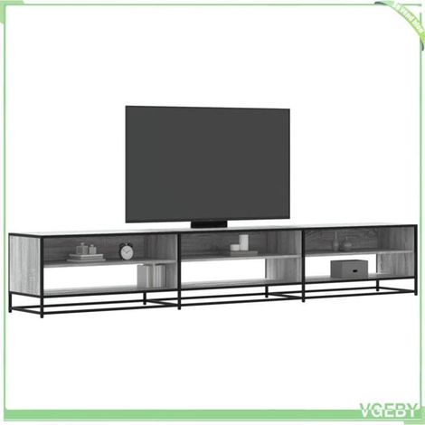 Meuble TV - 3300813 - Bois d'ingénierie et métal - 270 x 40 x 46 cm - Style industriel (1/5)