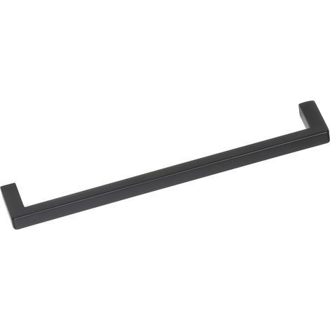 Griff Naoise LA 128mm, Möbelgriff Breite 136mm, Zinkdruckguss schwarz matt lackiert (1/2)