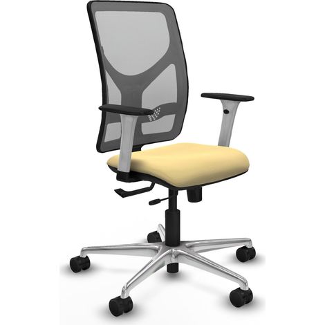 Silla de oficina piqueras y crespo Motilla blanco espuma alta densidad (1/2)
