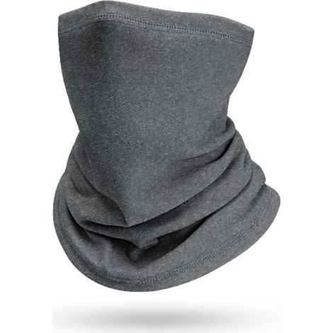 Cagoule Tactique En Polaire - Masque De Ski Et Couverture Nuque - Protection Contre Le Froid Pour Extérieur - Gris Foncé (1/2)