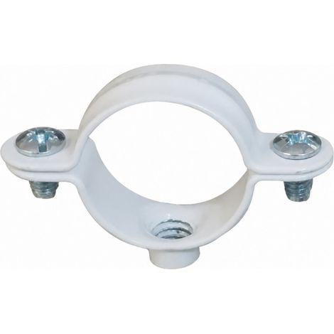 ING FIXATIONS morsetto per tubo singolo bianco - Ø 16 mm - Confezione da 50 pz - A141570