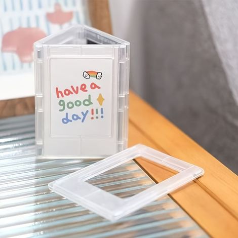 Magnetischer Fotorahmen (7,6 cm / 3 Zoll) für den Kühlschrank, kreative Bürodekoration zur Präsentation von Fotos im Format 7,6 cm (3 Zoll), kleines Foto auf Karte.