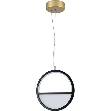 Lampadario Led da soffitto Drawn Nero 13,5W Bianco caldo 2700K Aigostar (1/5)