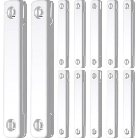 Aimants pour Rideaux Kit Moustiquaire Magnétique Sans Outils Facile 12 Pièces Clips Adhésifs Rideau Pour Bureaux, Salon, Chambre, Cuisine, Salle De Bain, Chambre D'Enfant, Appartement, Hôtel, (1/5)