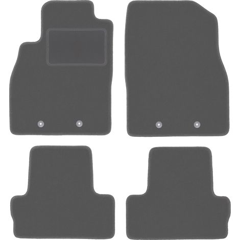 Tappetini auto in velluto color grafite per: Opel Ampera I hatchback (2012-2017) (1/5)