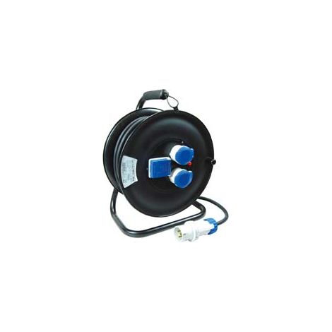 AVVOLGICAVO ELETTRICO DA CANTIERE UNIVERSALE 3PRESE MT30 LINEA GARANTI mt.30 14622FK 14622 FANTON