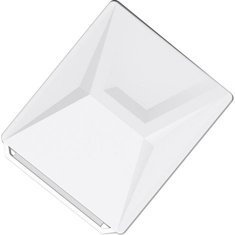 Étui de protection antichoc pour antenne parabolique, résistant aux chutes et à la pluie, idéal pour les activités de plein air et les voyages (blanc). (1/5)