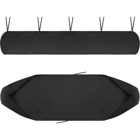 Housse de protection pour stores extérieurs, bâche anti-poussière de 4,5 m pour stores de terrasse, housse de rangement pour stores de terrasse (1/3)