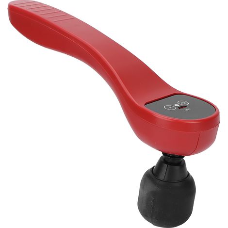 Mini masseur électrique portatif à percussion pour massage des tissus profonds et soulagement de la douleur (rouge) (1/5)